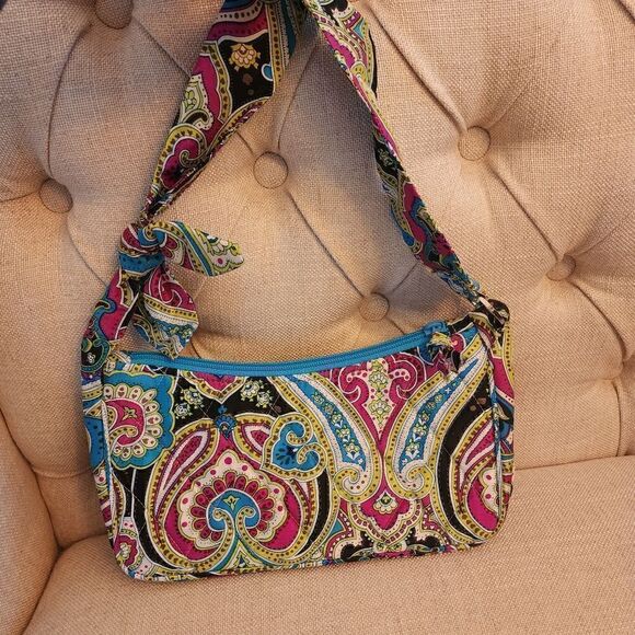 Vera Bradley Daphne Small Multi color Paisley Shoulder bag - Picture 1 of 3